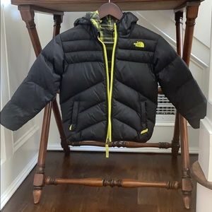 Boys Reversible North Face Puffer Jacket